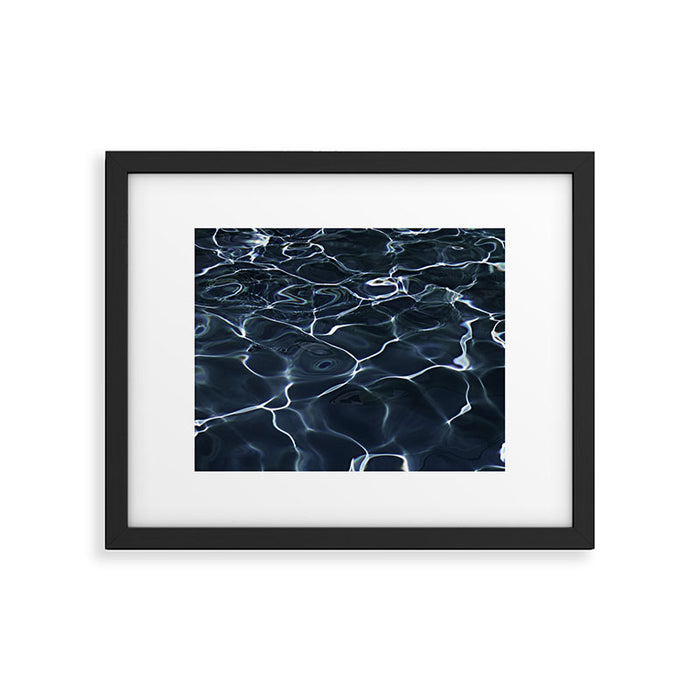 DARK BLUE -  WATER Framed Art Print Gallery Image 1