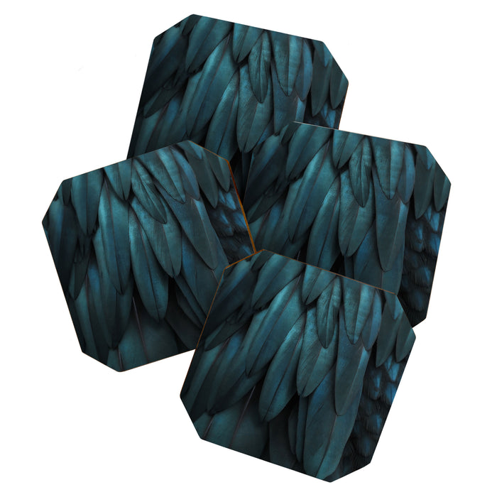 DARK FEATHERS Coaster Gallery Image 1