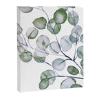 Eucalyptus Green Watercolor Canvas Print Gallery Image 8