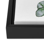 Eucalyptus Green Watercolor Framed Canvas Print Gallery Image 3