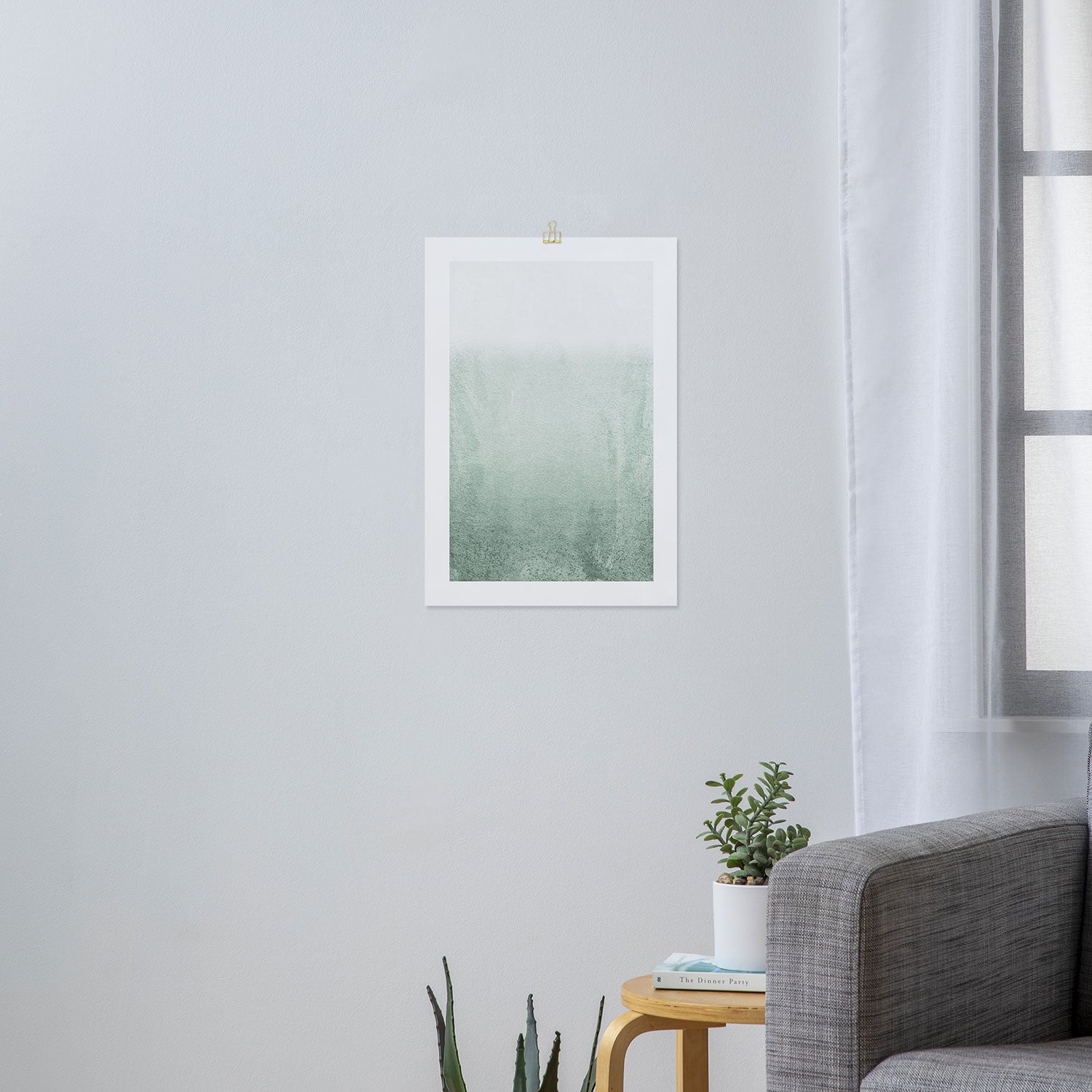 FADING GREEN EUCALYPTUS Art Print Gallery Image 3