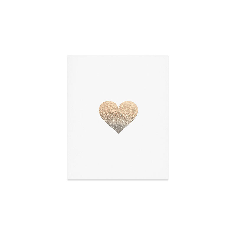 GOLD HEART Art Print Gallery Image 1