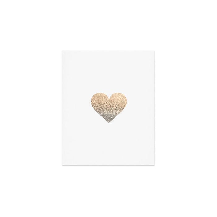 GOLD HEART Art Print Gallery Image 1