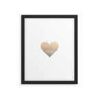 GOLD HEART Framed Art Print Gallery Image 6