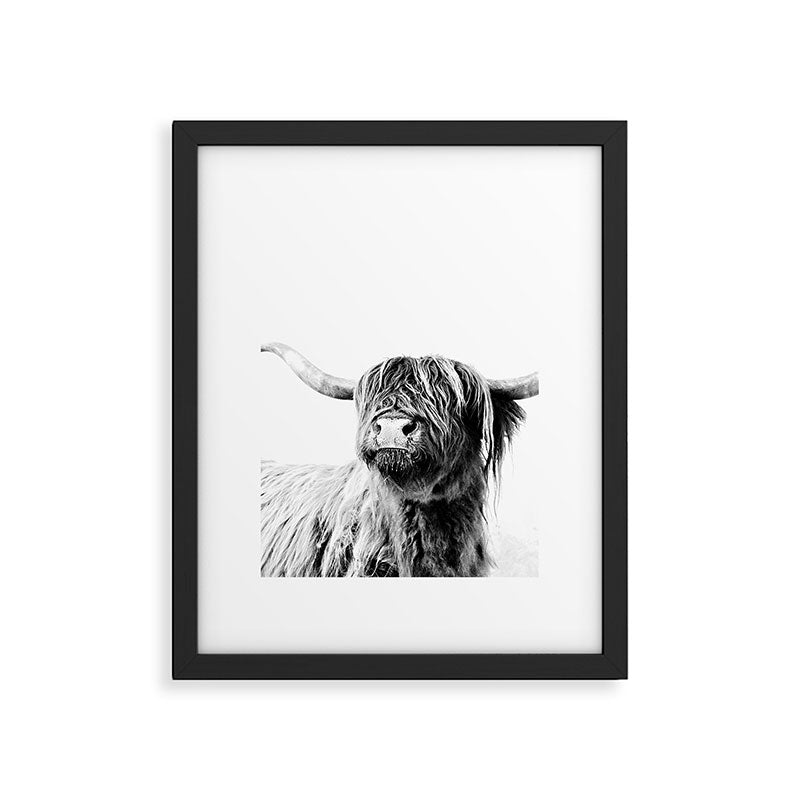 HIGHLAND CATTLE FRIDA Framed Art Print Gallery Image 4