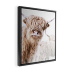 HIGHLAND CATTLE LULU Framed Canvas Print Gallery Image 2