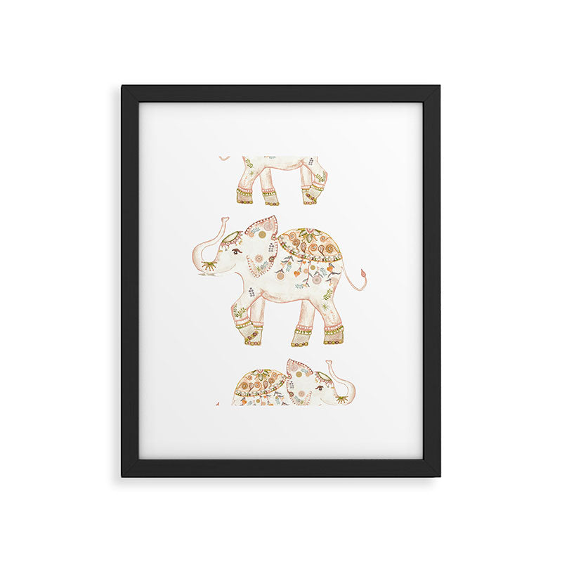 INDIAN ELEPHANT Framed Art Print Gallery Image 6