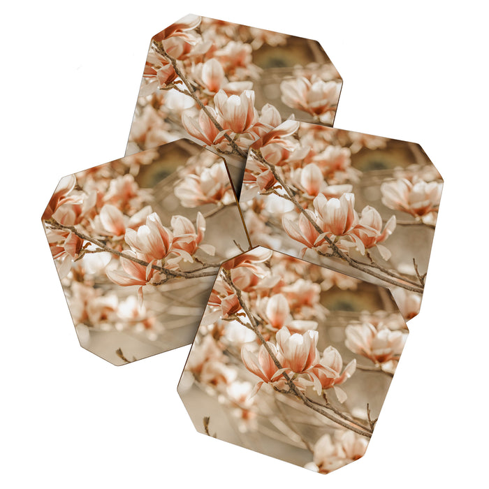 MAGNOLIA PEACH BLOSSOM TREE Coaster Gallery Image 1