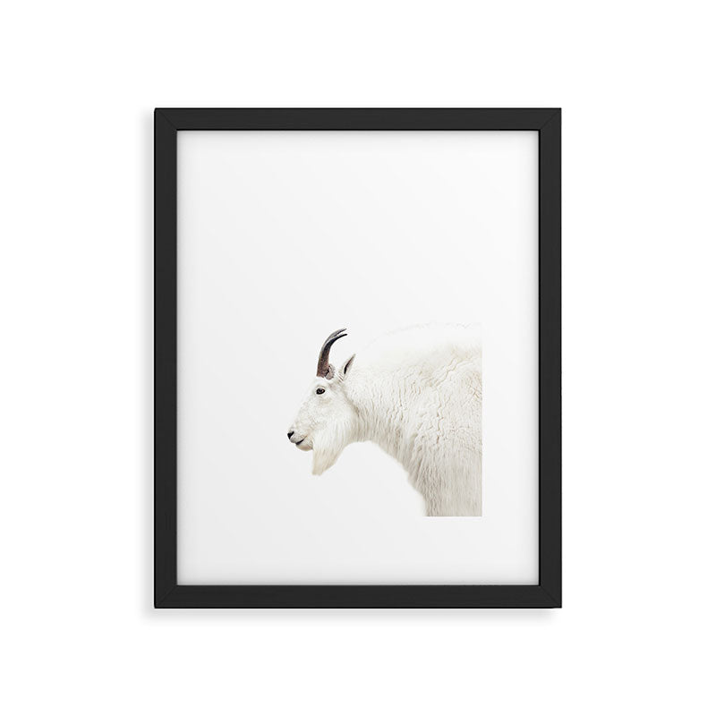 NORDIC MOUNTAIN GOAT Framed Art Print Gallery Image 1