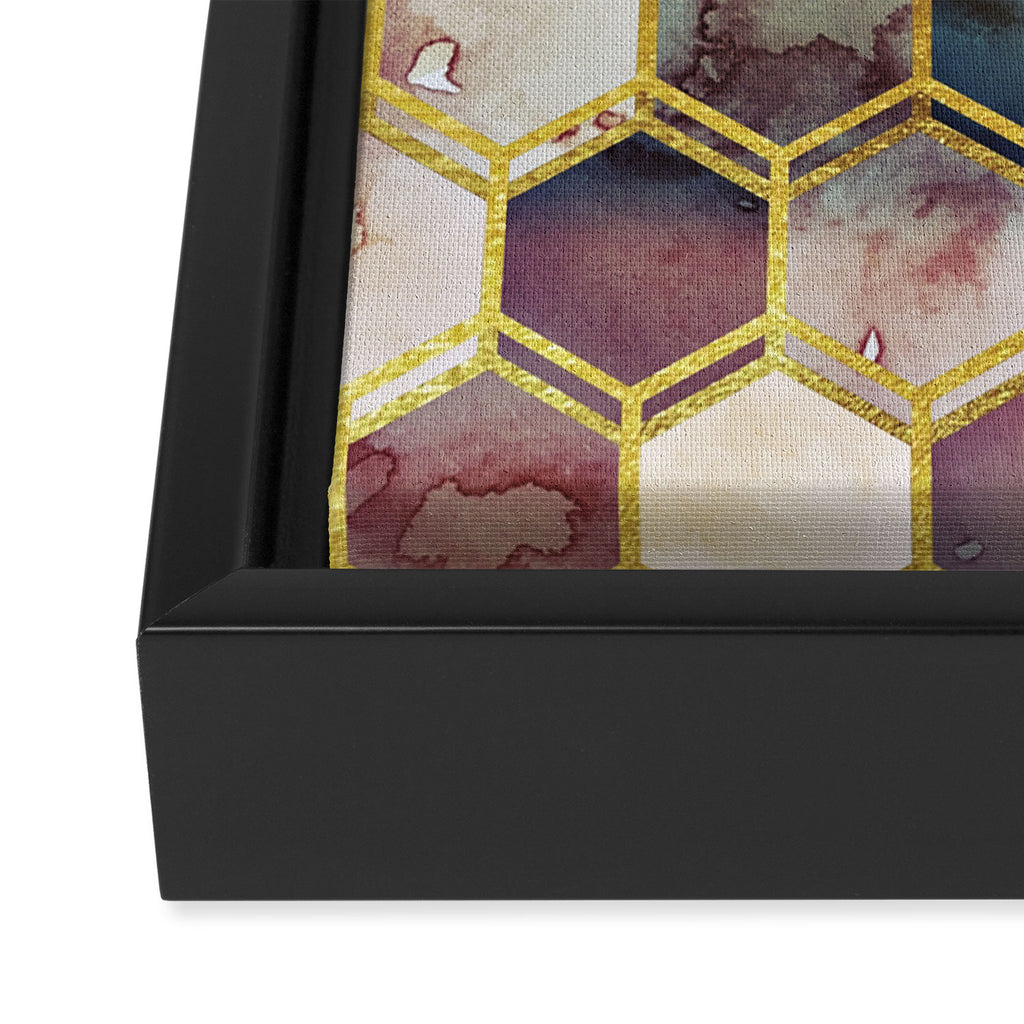 RUGGED MARBLE Framed Canvas Print Gallery Image 3