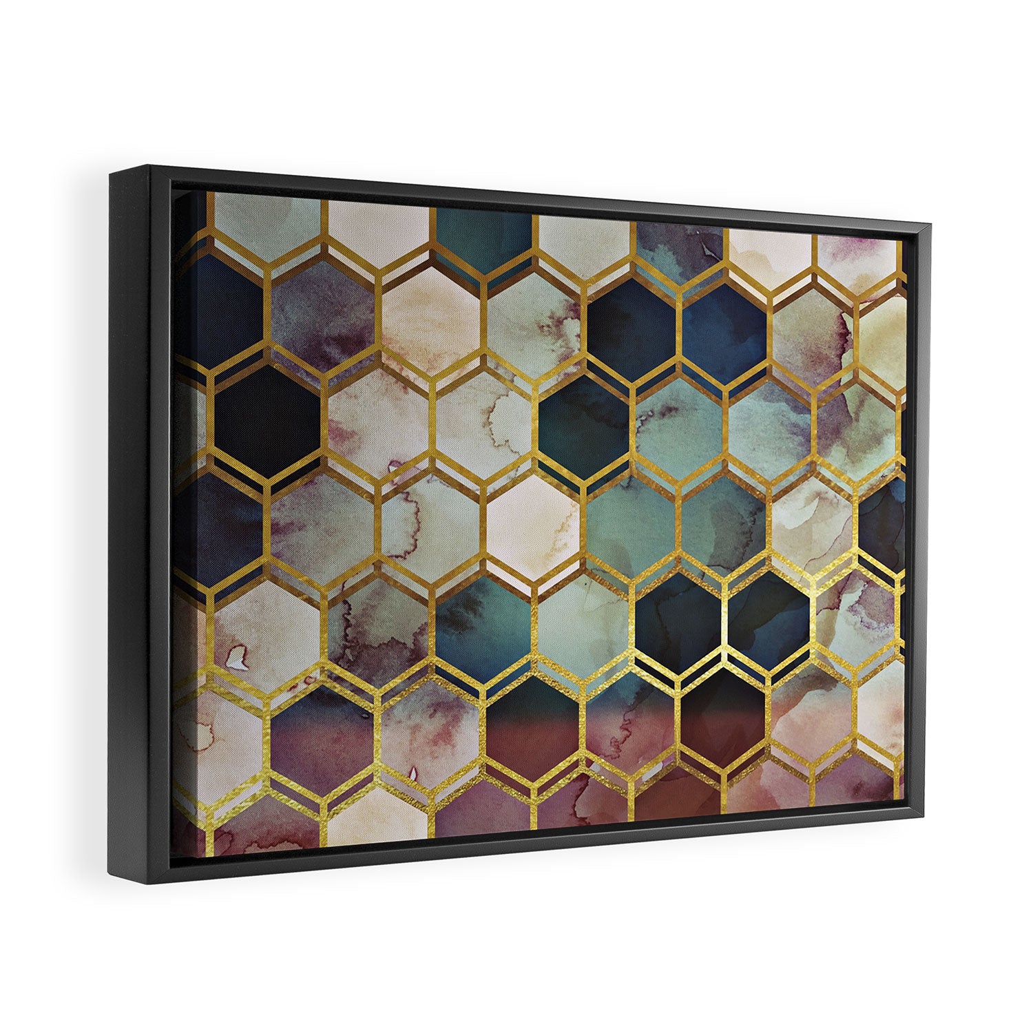 RUGGED MARBLE Framed Canvas Print Gallery Image 2