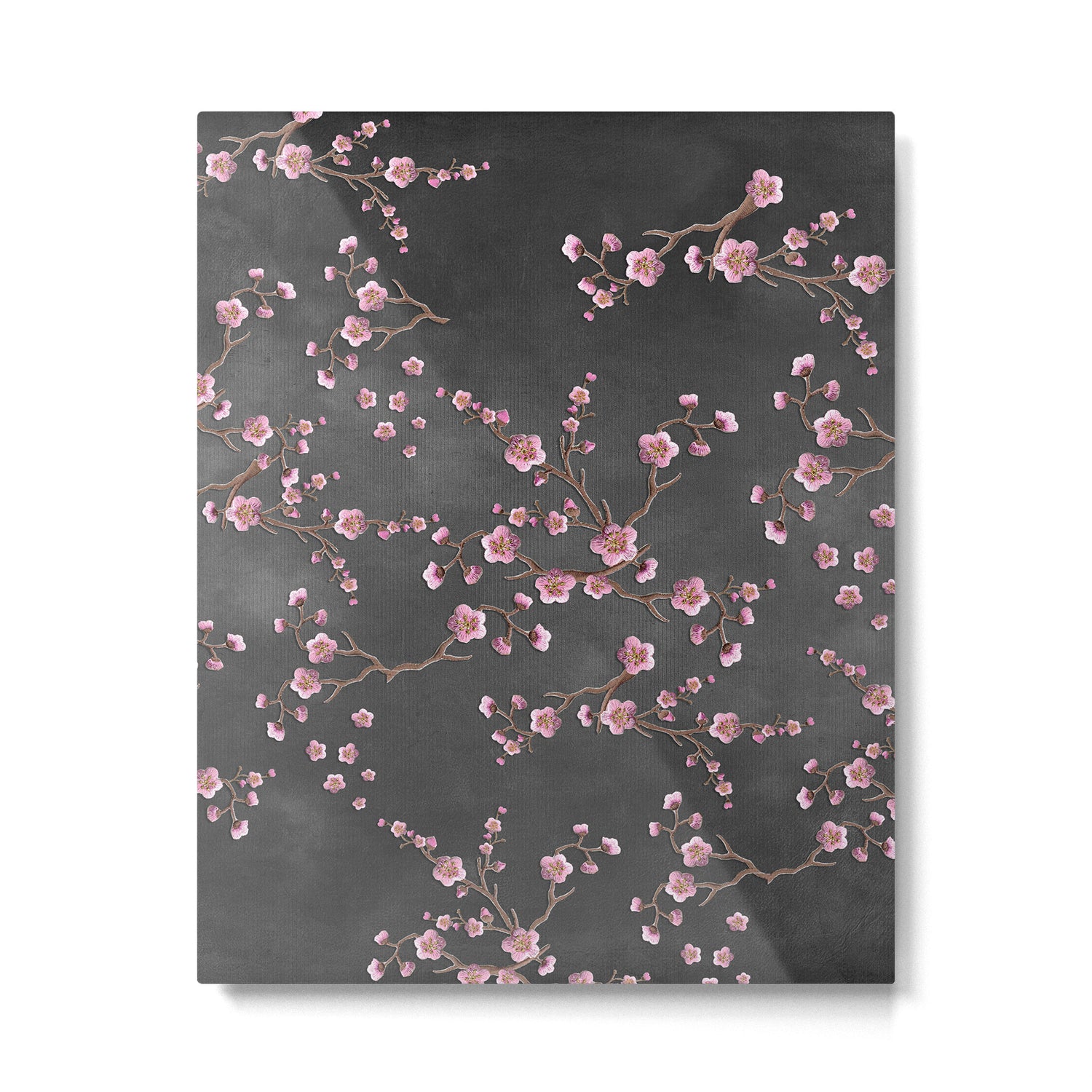SAKURA LOVE - GRUNGE BLACK Metal Print Gallery Image 6