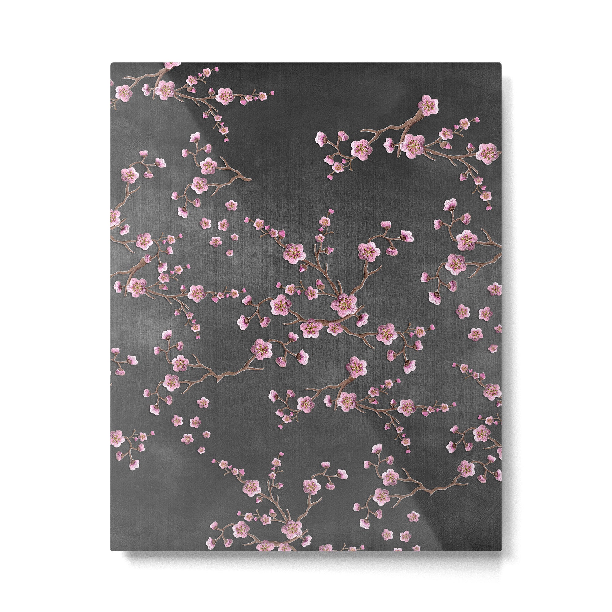 SAKURA LOVE - GRUNGE BLACK Metal Print Gallery Image 6