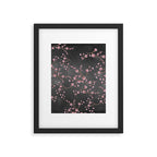 SAKURA LOVE - GRUNGE BLACK Framed Art Print Gallery Image 6