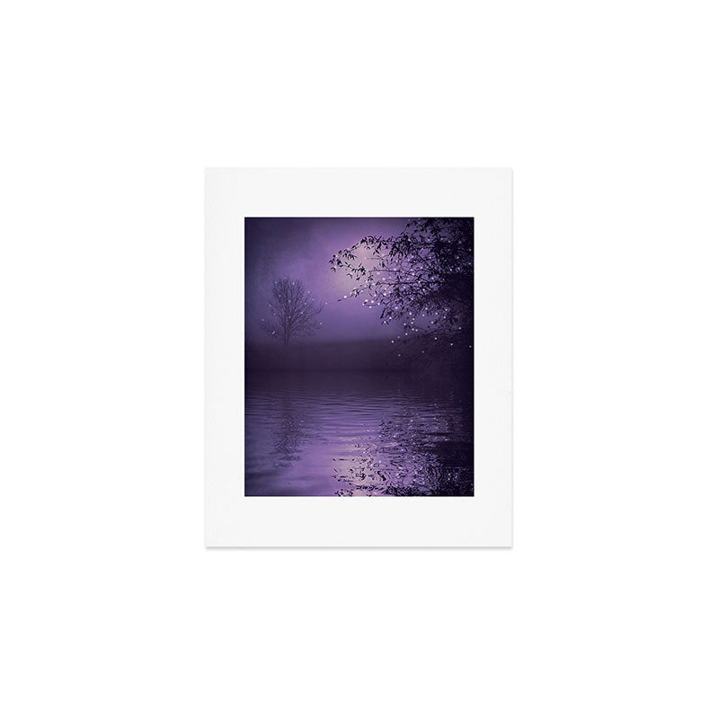 SONG OF THE NIGHTBIRD - LAVENDER Art Print Gallery Image 1