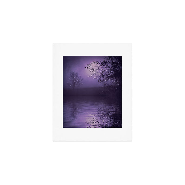 SONG OF THE NIGHTBIRD - LAVENDER Art Print Gallery Image 1