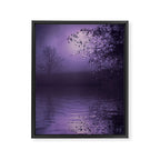 SONG OF THE NIGHTBIRD - LAVENDER Framed Canvas Print Gallery Image 6
