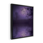 SONG OF THE NIGHTBIRD - LAVENDER Framed Canvas Print Gallery Image 2