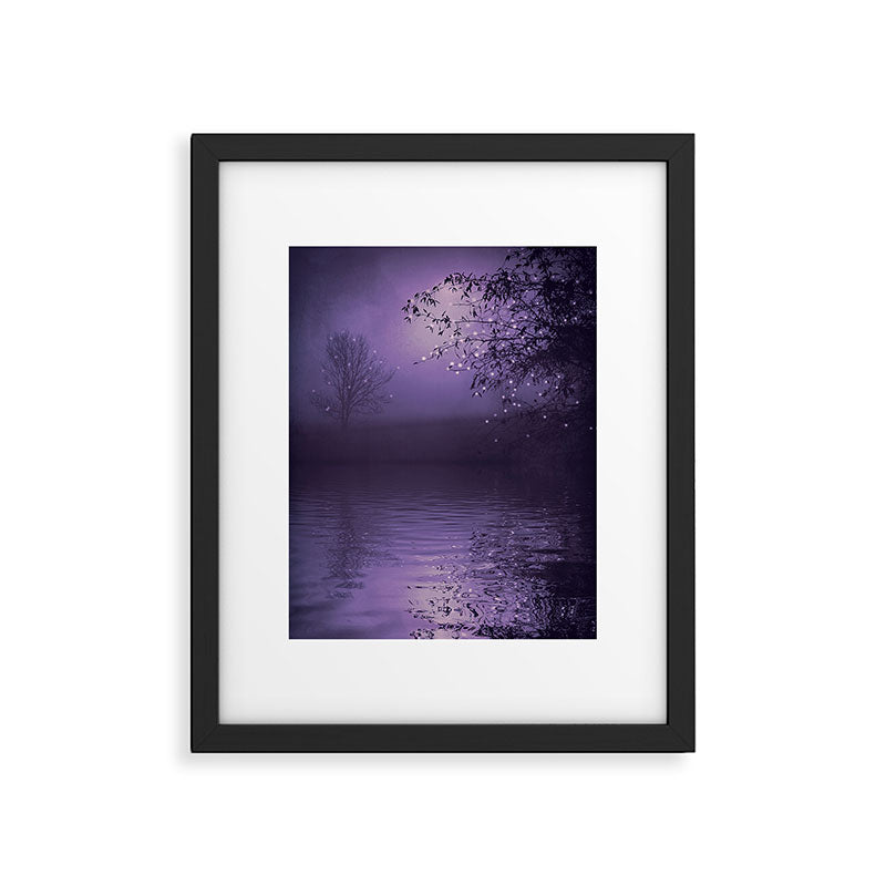 SONG OF THE NIGHTBIRD - LAVENDER Framed Art Print Gallery Image 5