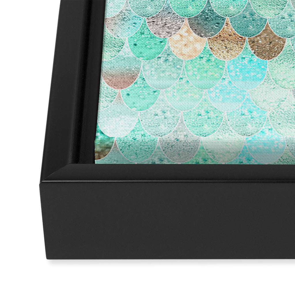 SUMMER MERMAID Framed Canvas Print Gallery Image 3