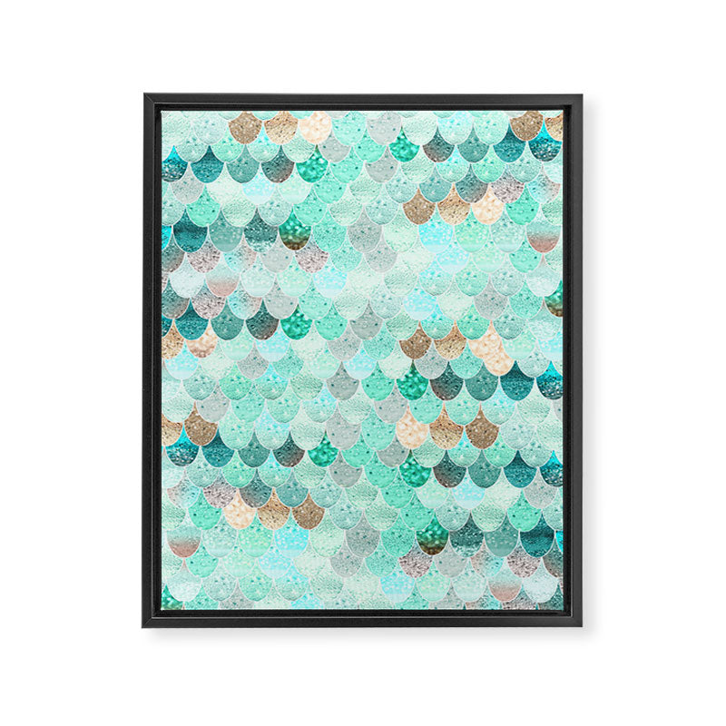 SUMMER MERMAID Framed Canvas Print Gallery Image 8