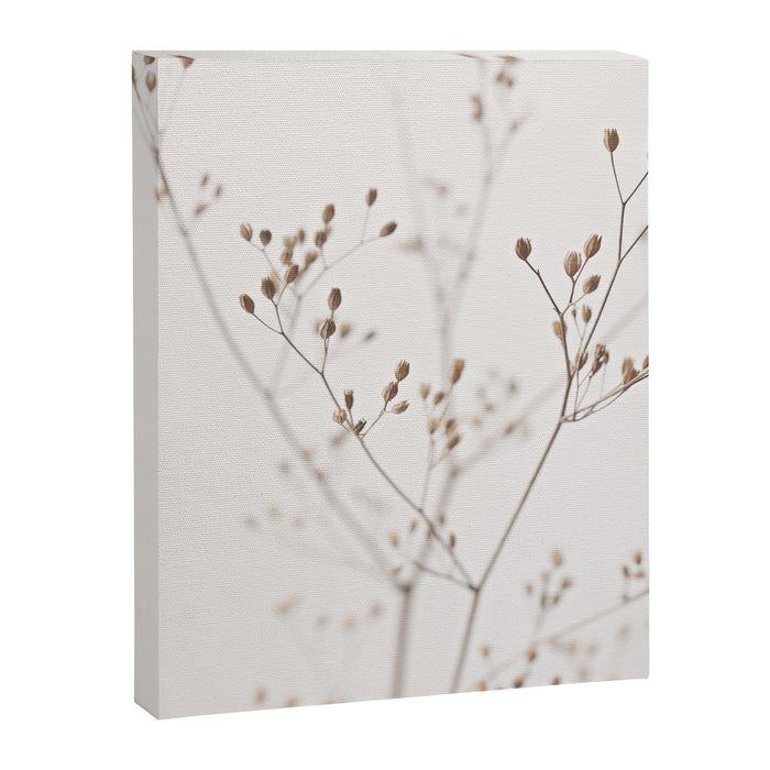 WILDFLOWERS NATURAL BEIGE 1 Canvas Print Gallery Image 1