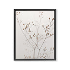 WILDFLOWERS NATURAL BEIGE 1 Framed Canvas Print Gallery Image 6