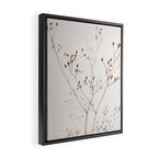 WILDFLOWERS NATURAL BEIGE 1 Framed Canvas Print Gallery Image 2