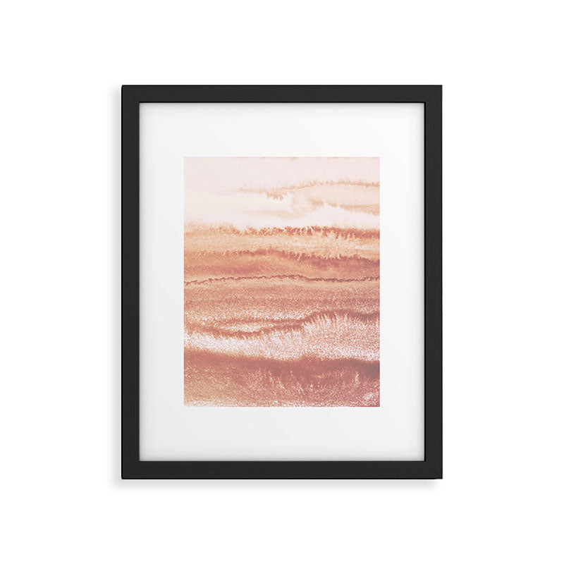 WITHIN THE TIDES BURNISH EARTH by Monika Strigel Framed Art Print Gallery Image 4