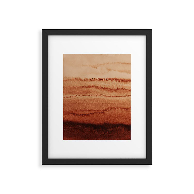 WITHIN THE TIDES - CINNAMON DARK Framed Art Print Gallery Image 6