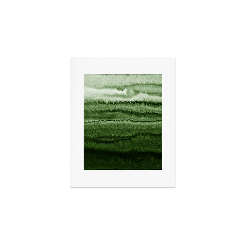 WITHIN THE TIDES FOREST GREEN by Monika Strigel Art Print Gallery Image 1
