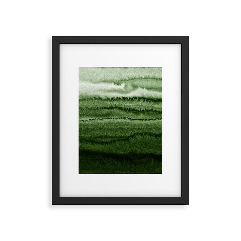 WITHIN THE TIDES FOREST GREEN by Monika Strigel Framed Art Print Gallery Image 6