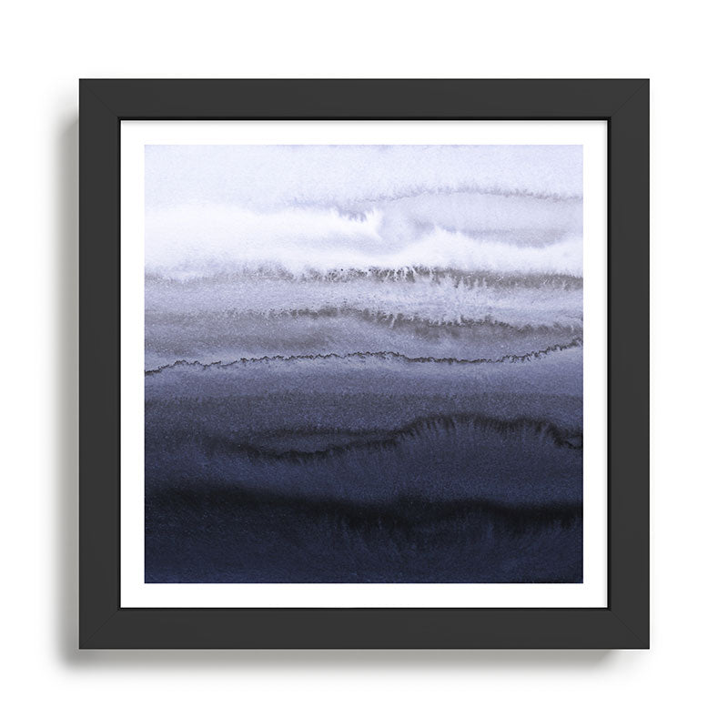 WITHIN THE TIDES BLUE Framed Art Print Gallery Image 1