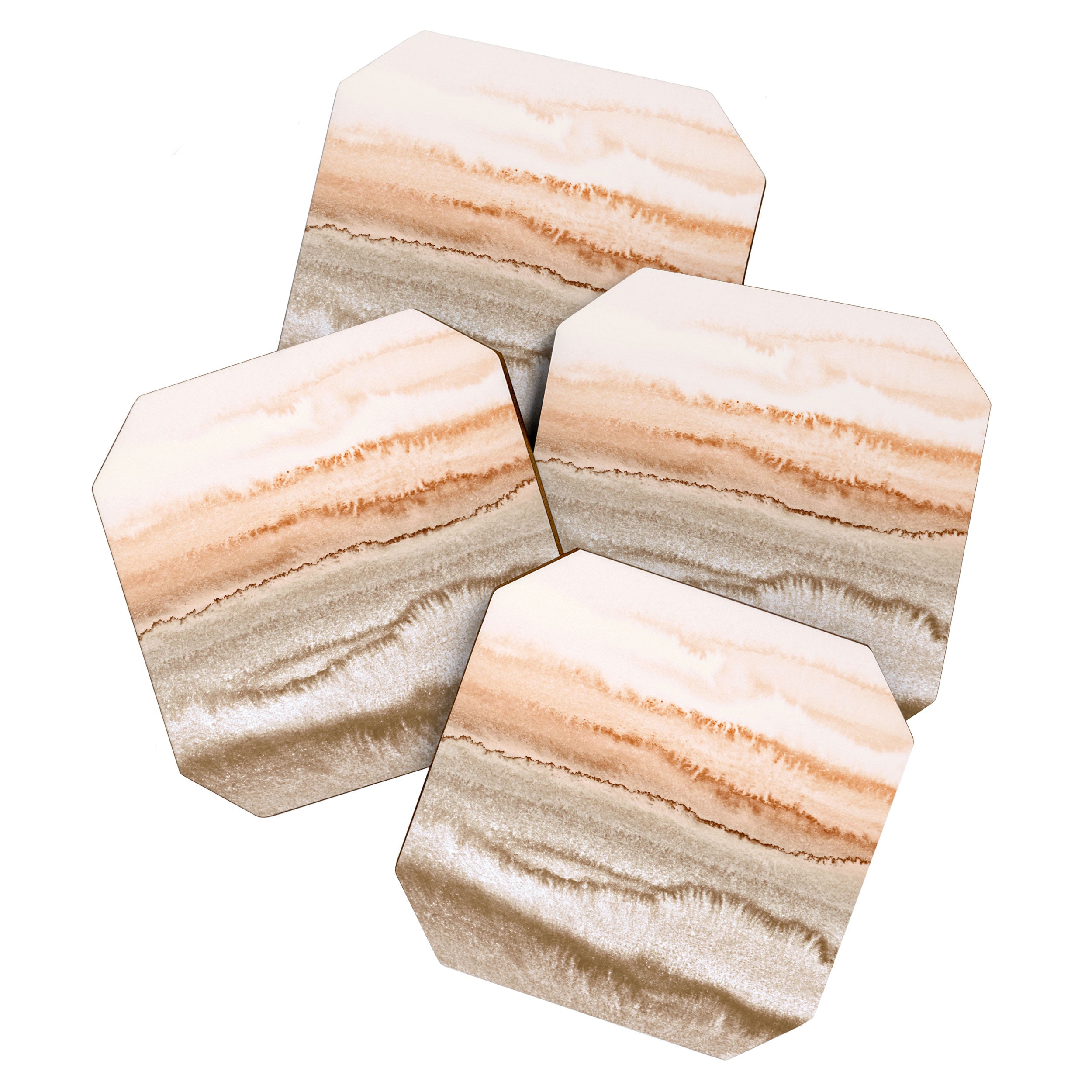 WITHIN THE TIDES NEW NEUTRALS by Monika Strigel Coaster Gallery Image 1