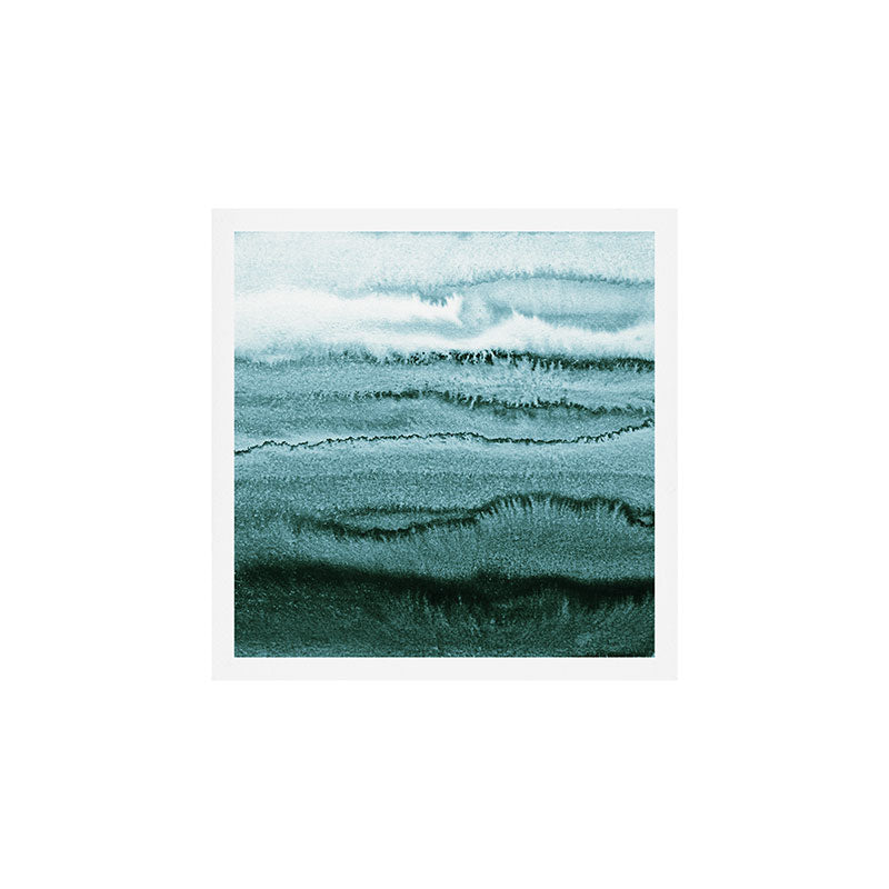 WITHIN THE TIDES - OCEAN TEAL Art Print Gallery Image 1