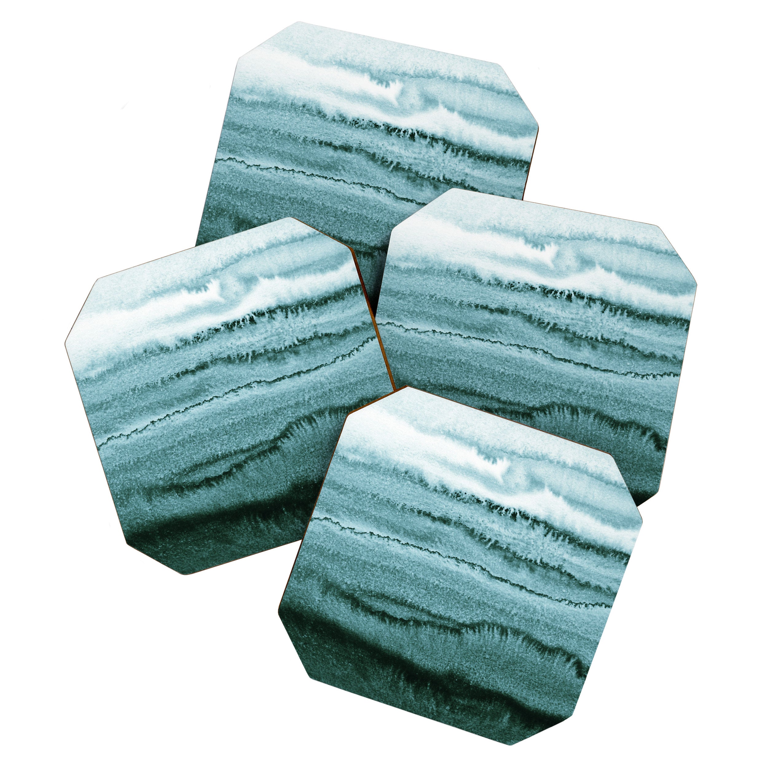WITHIN THE TIDES - OCEAN TEAL Coaster Gallery Image 1