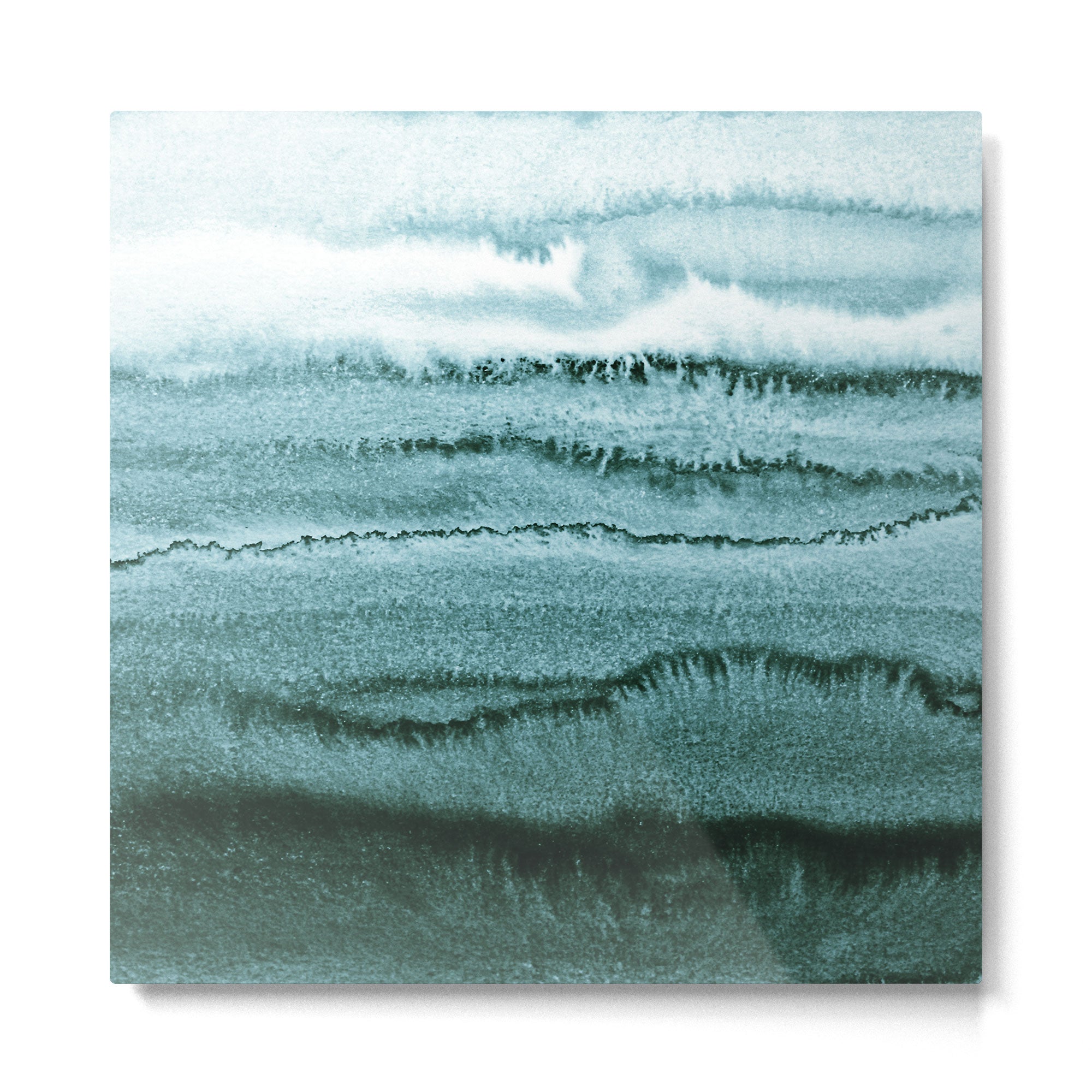 WITHIN THE TIDES - OCEAN TEAL Metal Print Gallery Image 2