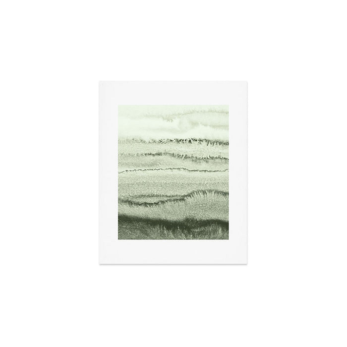 WITHIN THE TIDES - SAGE GREEN by MS  Art Print Gallery Image 1