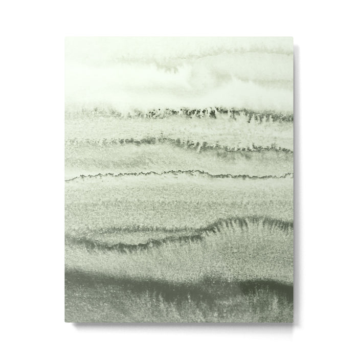 WITHIN THE TIDES - SAGE GREEN by MS  Metal Print Gallery Image 1