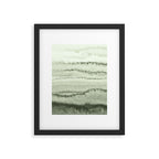 WITHIN THE TIDES - SAGE GREEN by MS  Framed Art Print Gallery Image 6