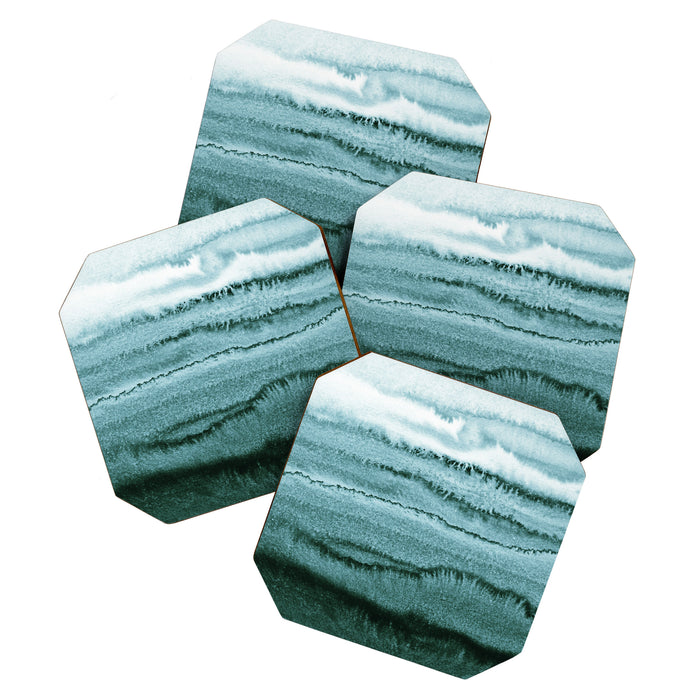 WITHIN THE TIDES SUMMER MINT by Monika Strigel Coaster Gallery Image 1