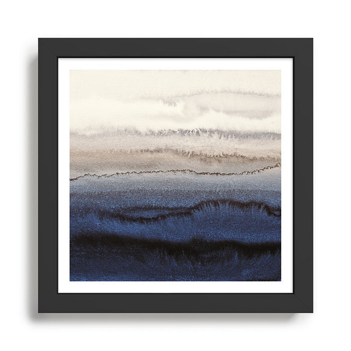 WITHIN THE TIDES WINTER BLUES by Monika Strigel Framed Art Print Gallery Image 1