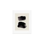 Abstract Black Ink  Art Print Gallery Image 1