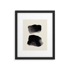 Abstract Black Ink  Framed Art Print Gallery Image 5