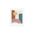 Abstract Earth 1-1 - Painted Shapes Art Print Gallery Image 1