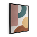 Abstract Earth 1-2 - Painted Shapes Framed Canvas Print Gallery Image 2