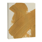 Abstract Paint Brush Stroke 1 - Gold Canvas Print Gallery Image 6