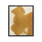 Abstract Paint Brush Stroke 1 - Gold Framed Canvas Print Gallery Image 6