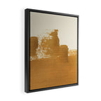 Abstract Paint Brush Stroke 2 - Gold Framed Canvas Print Gallery Image 2