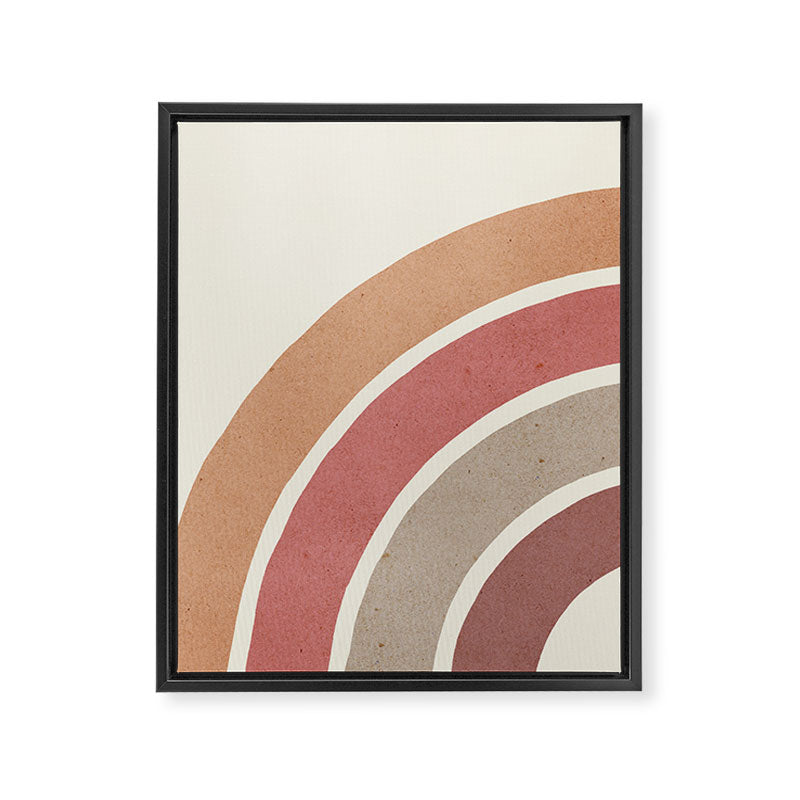 Abstract rainbow 1 Framed Canvas Print Gallery Image 6